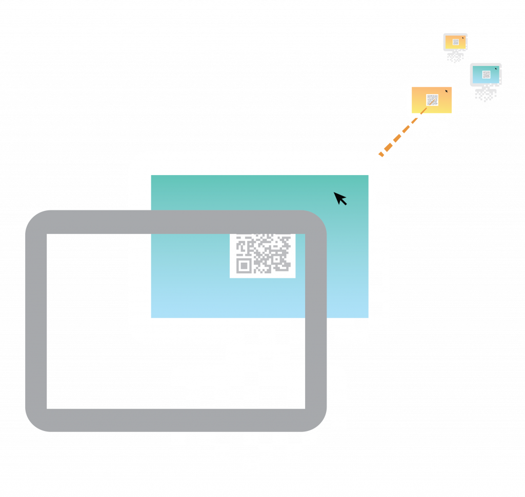 computer icon white