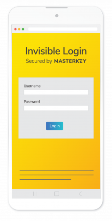 Graphic 03 BankVault MasterKey Homepage Imagery Mobile Orange Login